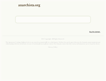 Tablet Screenshot of anarchista.org